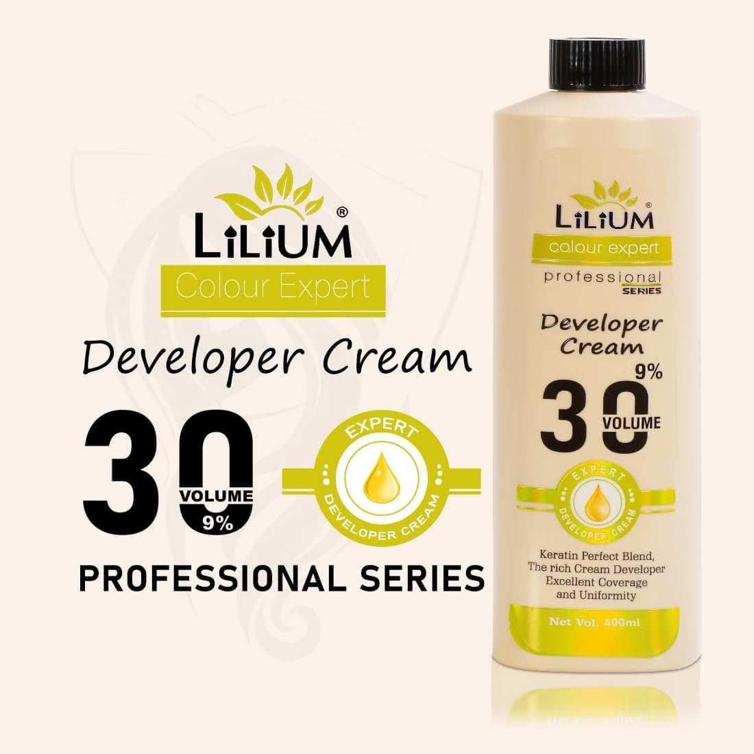 Lilium Developer Cream 9% on 30 Volume 800ml